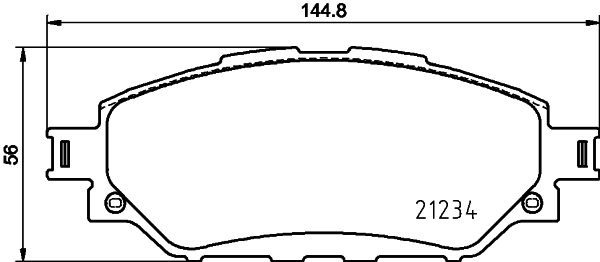 Remblokset Mintex MDB3989