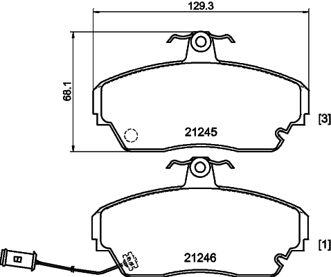 Remblokset Mintex MDB1342