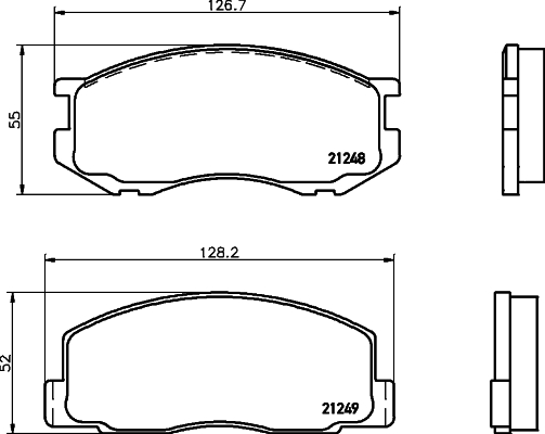 Remblokset Mintex MDB2602