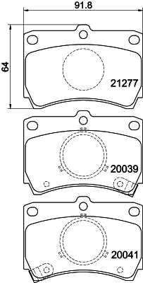 Remblokset Mintex MDB1348