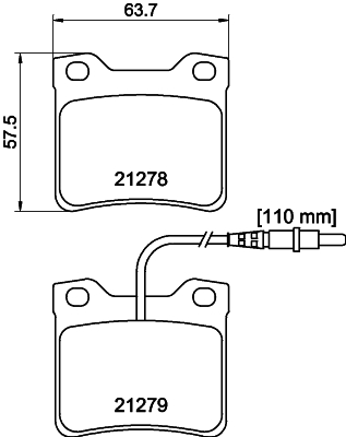 Remblokset Mintex MDB1442