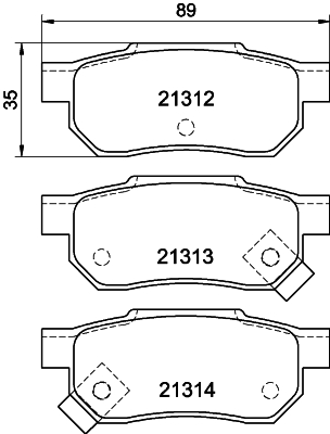 Remblokset Mintex MDB1411