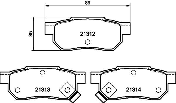 Remblokset Mintex MDB1411