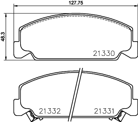 Remblokset Mintex MDB1431