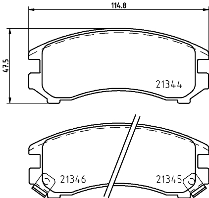 Remblokset Mintex MDB1408