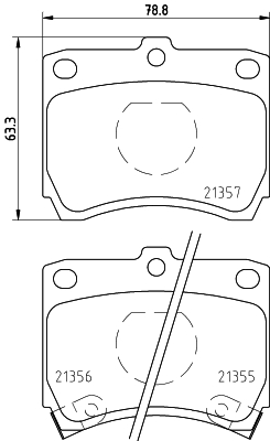 Remblokset Mintex MDB1395