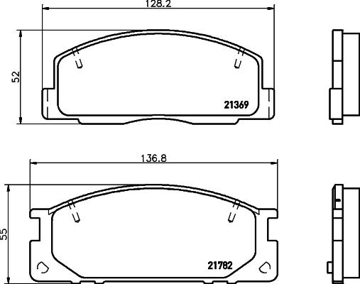 Remblokset Mintex MDB1465