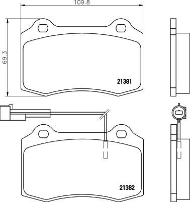 Remblokset Mintex MDB1633