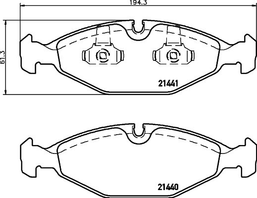 Remblokset Mintex MDB1753