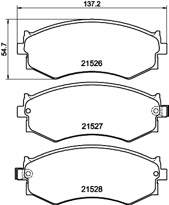 Remblokset Mintex MDB2351