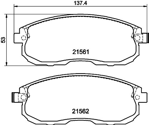 Remblokset Mintex MDB3838