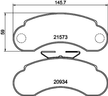 Remblokset Mintex MDB1649