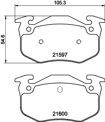 Remblokset Mintex MDB1677