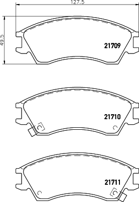 Remblokset Mintex MDB1591