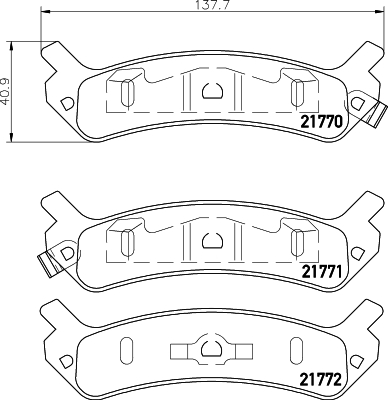 Remblokset Mintex MDB1692
