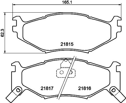 Remblokset Mintex MDB1718