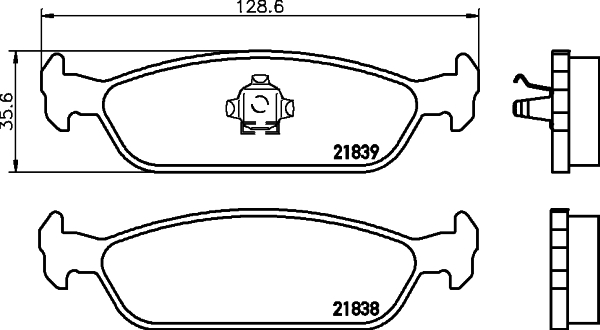 Remblokset Mintex MDB1428