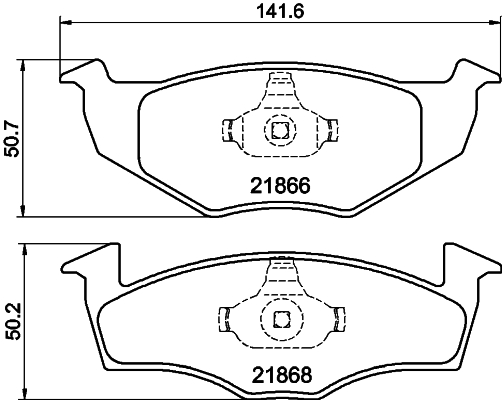 Remblokset Mintex MDB1804