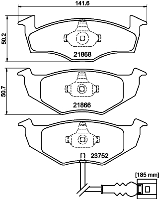 Remblokset Mintex MDB2278