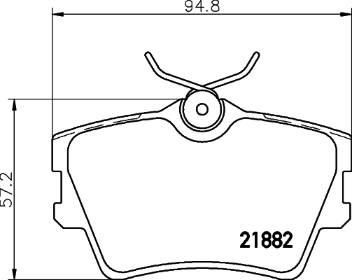 Remblokset Mintex MDB1744