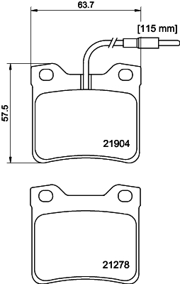 Remblokset Mintex MDB1855