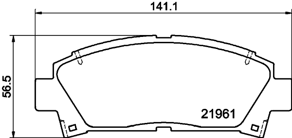 Remblokset Mintex MDB1684