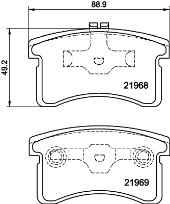 Remblokset Mintex MDB1687
