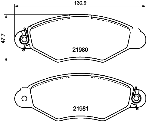 Remblokset Mintex MDB2841