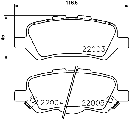 Remblokset Mintex MDB3425