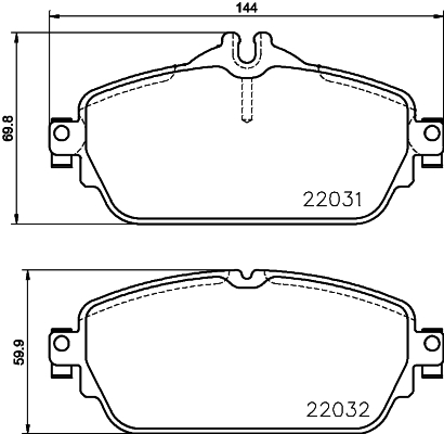 Remblokset Mintex MDB3706