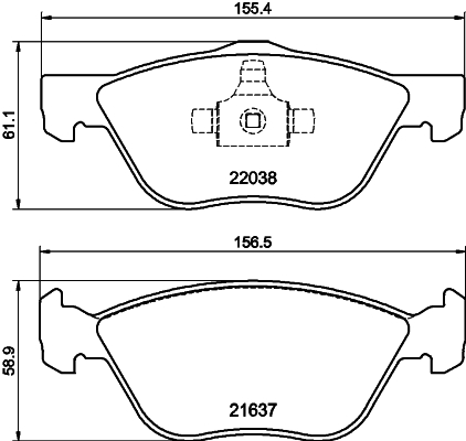 Remblokset Mintex MDB3796