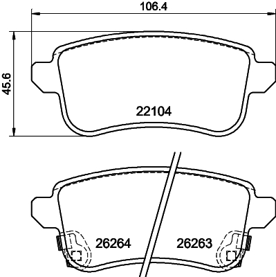 Remblokset Mintex MDB3348