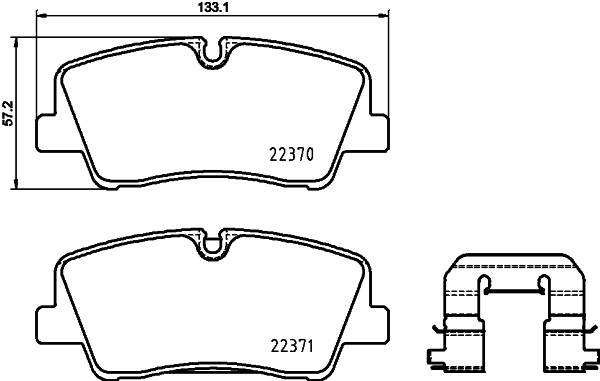 Remblokset Mintex MDB3861