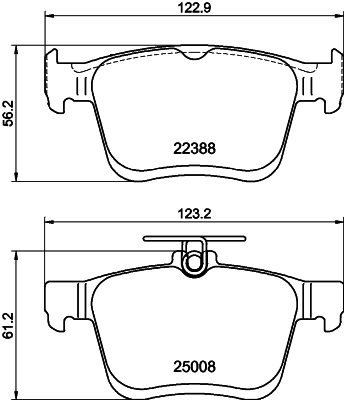 Remblokset Mintex MDB3486