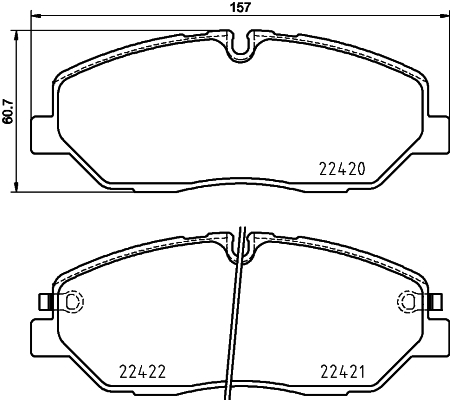 Remblokset Mintex MDB3931