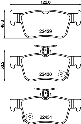 Remblokset Mintex MDB3923
