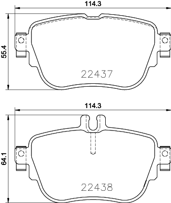 Remblokset Mintex MDB3917