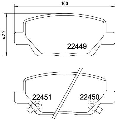 Remblokset Mintex MDB3994