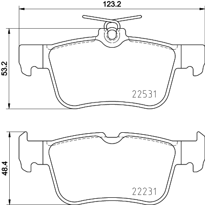 Remblokset Mintex MDB3950