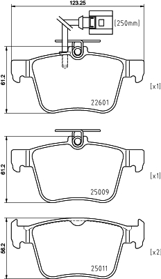 Remblokset Mintex MDB3973