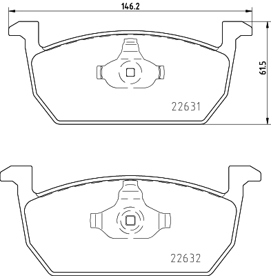 Remblokset Mintex MDB3982