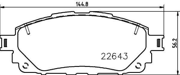 Remblokset Mintex MDB3988