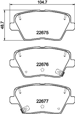 Remblokset Mintex MDB4034