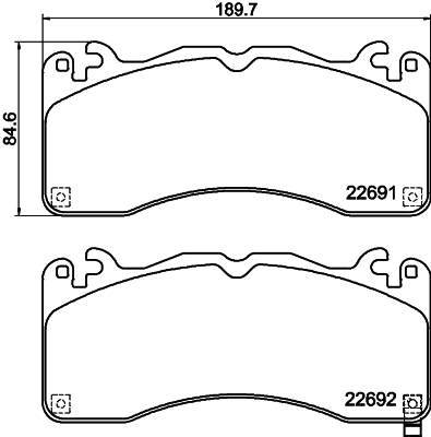 Remblokset Mintex MDB4342