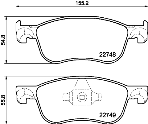Remblokset Mintex MDB4104