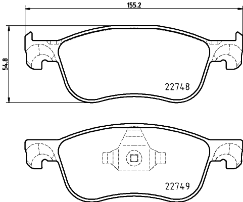 Remblokset Mintex MDB4104