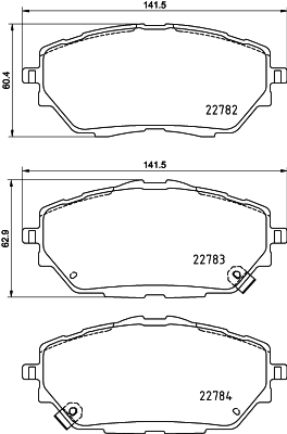 Remblokset Mintex MDB4014