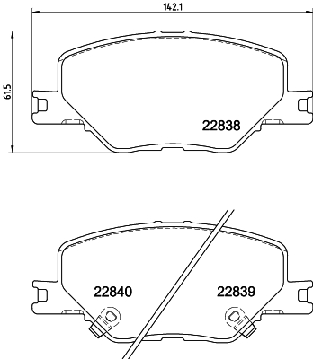 Remblokset Mintex MDB4066