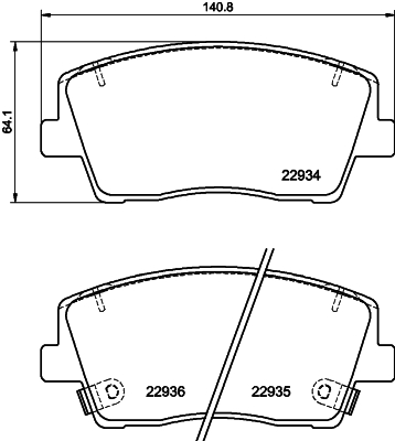 Remblokset Mintex MDB4115