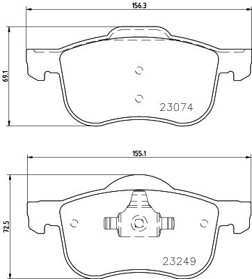 Remblokset Mintex MDB2784